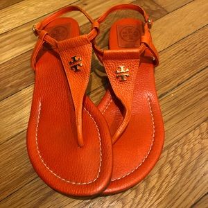 LIKE NEW Tory Burch Leather Sandals